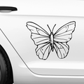 Schmetterling Abstrakt Aufkleber 12 - Beispielansicht