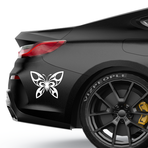 Schmetterling Abstrakt Aufkleber 13 - Beispielansicht