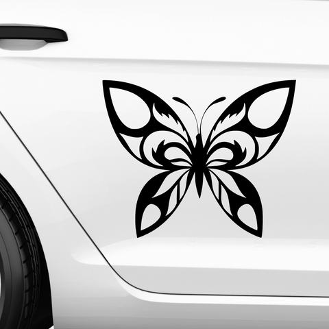 Schmetterling Abstrakt Aufkleber 13 - Beispielansicht