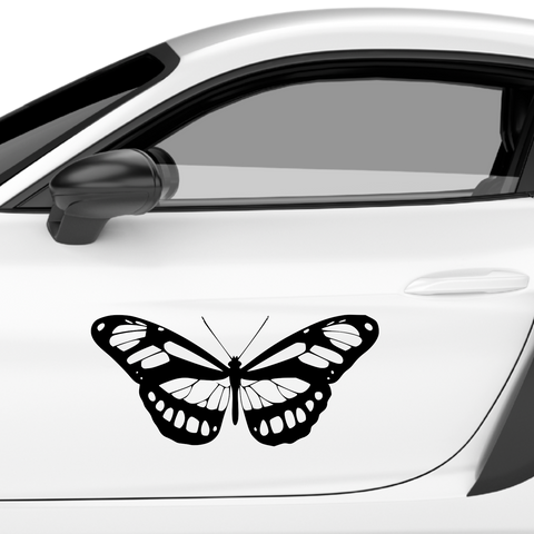 Schmetterling Abstrakt Aufkleber 14 - Beispielansicht