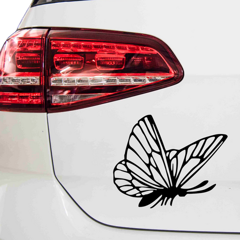 Schmetterling Abstrakt Aufkleber 15 - Beispielansicht