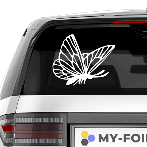 Schmetterling Abstrakt Aufkleber 15 - Beispielansicht