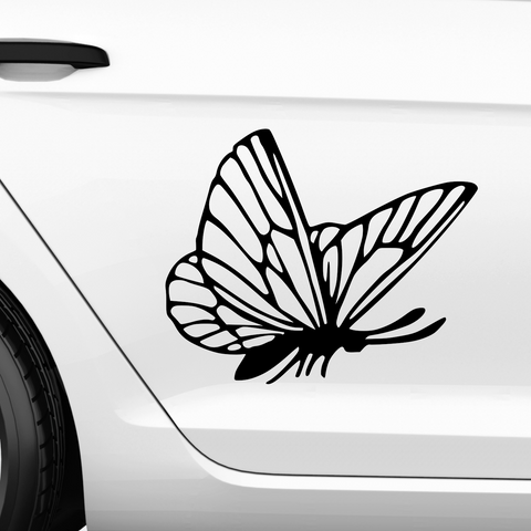 Schmetterling Abstrakt Aufkleber 15 - Beispielansicht