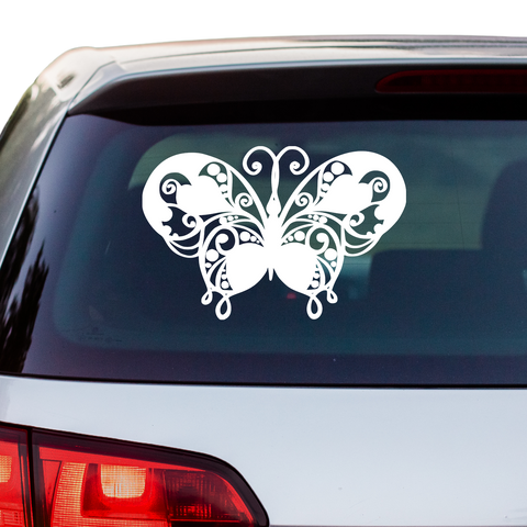 Schmetterling Abstrakt Aufkleber 17 - Beispielansicht