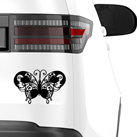 Schmetterling Abstrakt Aufkleber 17 - Beispielansicht