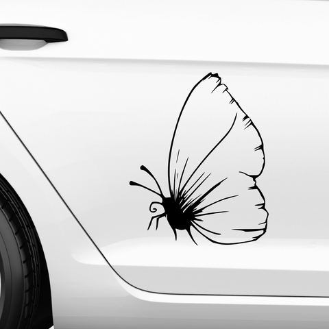 Schmetterling Abstrakt Aufkleber 18 - Beispielansicht