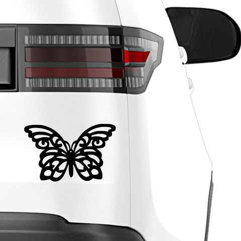 Schmetterling Abstrakt Aufkleber 19 - Beispielansicht