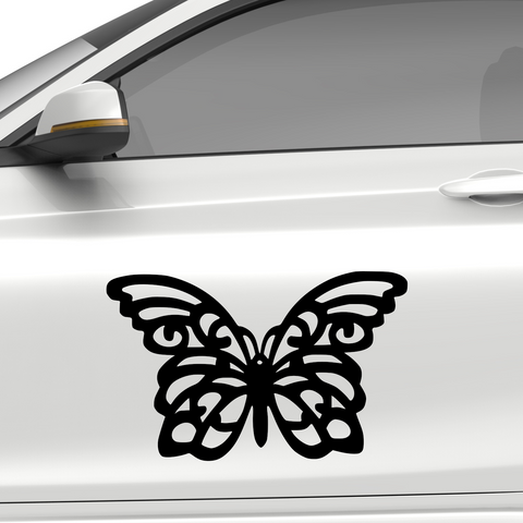 Schmetterling Abstrakt Aufkleber 19 - Beispielansicht