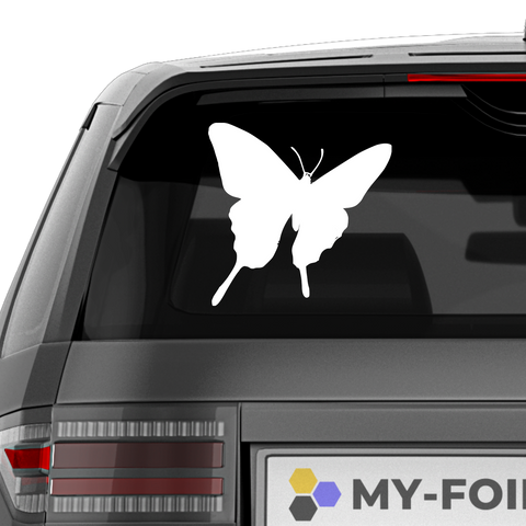 Schmetterling Abstrakt Aufkleber 1 - Beispielansicht