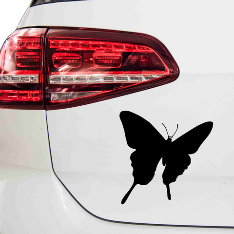 Schmetterling Abstrakt Aufkleber 1 - Beispielansicht