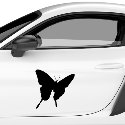 Schmetterling Abstrakt Aufkleber 1 - Beispielansicht