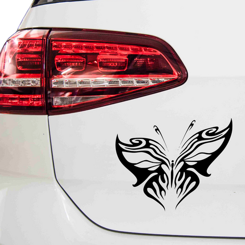 Schmetterling Abstrakt Aufkleber 2 - Beispielansicht