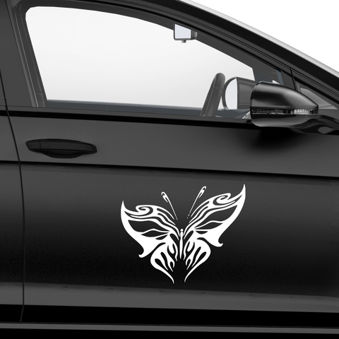 Schmetterling Abstrakt Aufkleber 2 - Beispielansicht