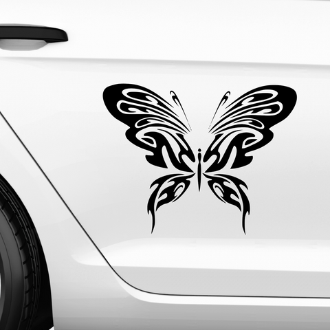 Schmetterling Abstrakt Aufkleber 3 - Beispielansicht