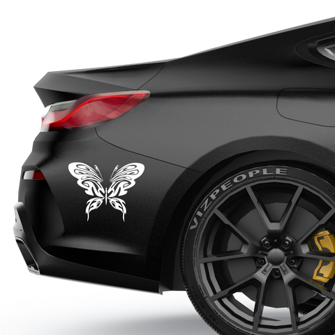 Schmetterling Abstrakt Aufkleber 3 - Beispielansicht