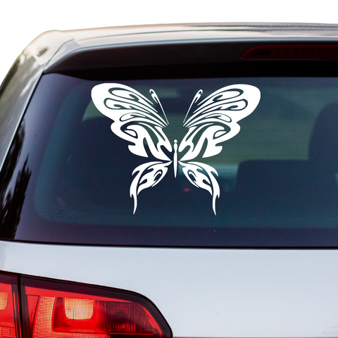 Schmetterling Abstrakt Aufkleber 3 - Beispielansicht