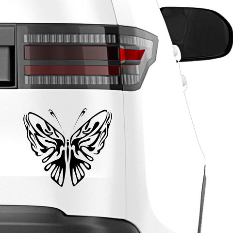 Schmetterling Abstrakt Aufkleber 4 - Beispielansicht