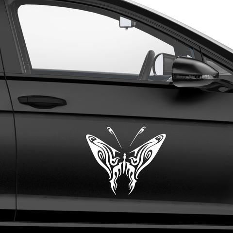Schmetterling Abstrakt Aufkleber 5 - Beispielansicht