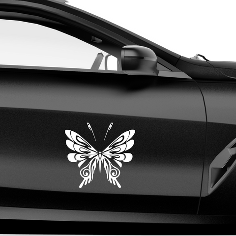 Schmetterling Abstrakt Aufkleber 8 - Beispielansicht