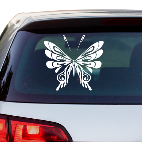 Schmetterling Abstrakt Aufkleber 8 - Beispielansicht