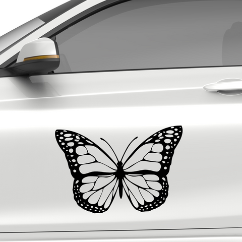 Schmetterling Abstrakt Aufkleber 9 - Beispielansicht