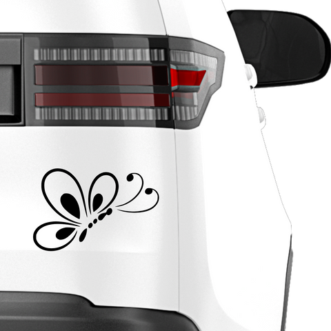 Schmetterling Art Aufkleber - Beispielansicht