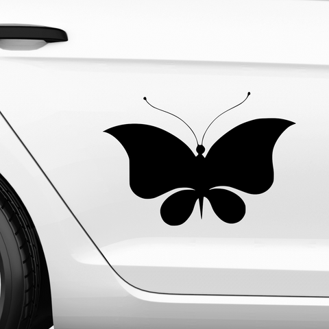 Schmetterling Frühling Aufkleber - Beispielansicht