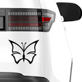 Schmetterling Linien Aufkleber - Beispielansicht