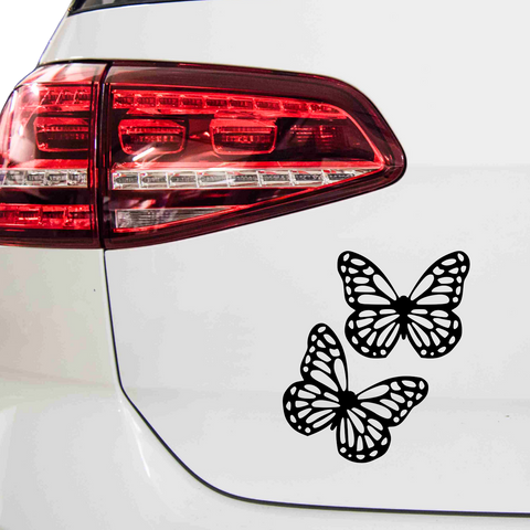 Schmetterling Muster Aufkleber 4 - Beispielansicht