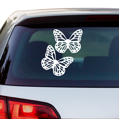 Schmetterling Muster Aufkleber 4 - Beispielansicht