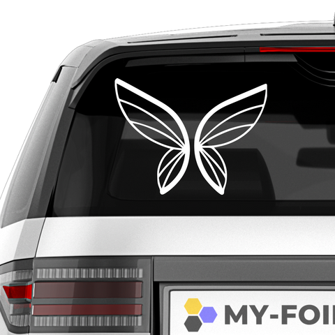 Schmetterling Muster Aufkleber 8 - Beispielansicht