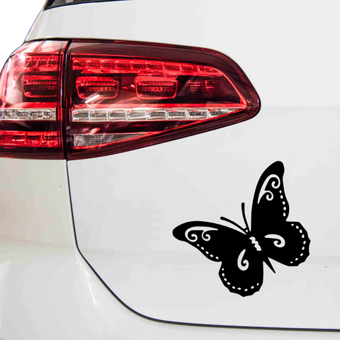Schmetterling Stil Aufkleber - Beispielansicht