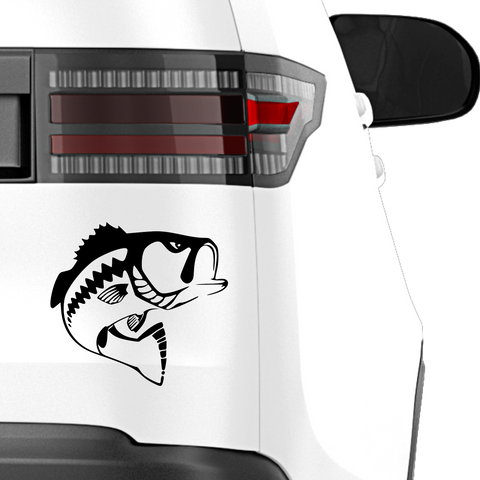 Schwarzbarsch 1 Aufkleber - Beispielansicht