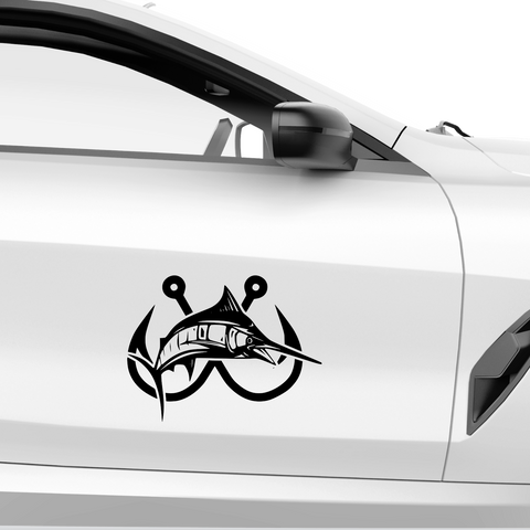 Schwertfisch Aufkleber - Beispielansicht