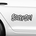 Scooby  Doo Schriftzug Aufkleber - Beispielansicht