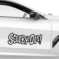 Scooby  Doo Schriftzug Aufkleber - Beispielansicht