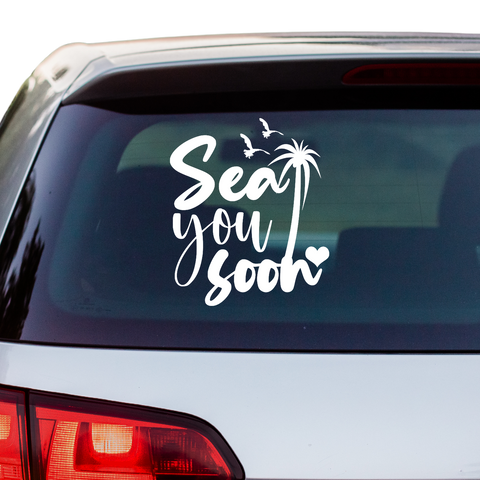Sea you soon Aufkleber - Beispielansicht