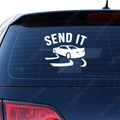Send It Auto Aufkleber - Beispielansicht