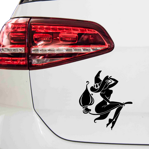 Sexy Hexe Aufkleber - Beispielansicht