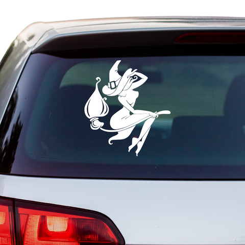 Sexy Hexe Aufkleber - Beispielansicht