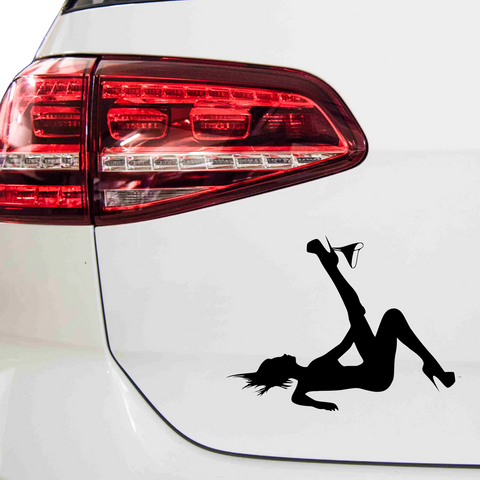 Sexy woman strip Aufkleber - Beispielansicht