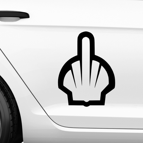 Shell Fakelogo Aufkleber - Beispielansicht