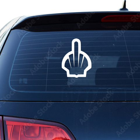 Shell Fakelogo Aufkleber - Beispielansicht