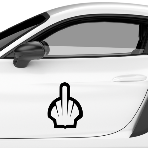 Shell Fakelogo Aufkleber - Beispielansicht