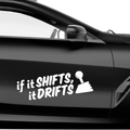 Shifts Drifts Aufkleber - Beispielansicht