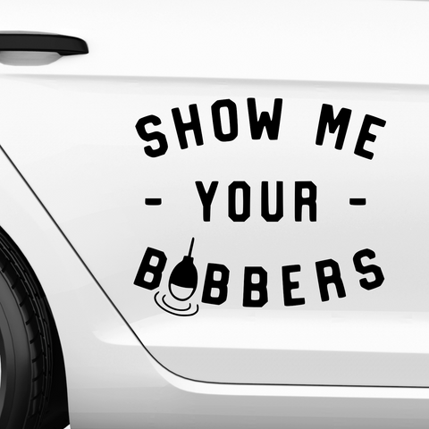Show me your Boobers Aufkleber - Beispielansicht