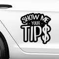 Show me your Tip$ Aufkleber - Beispielansicht