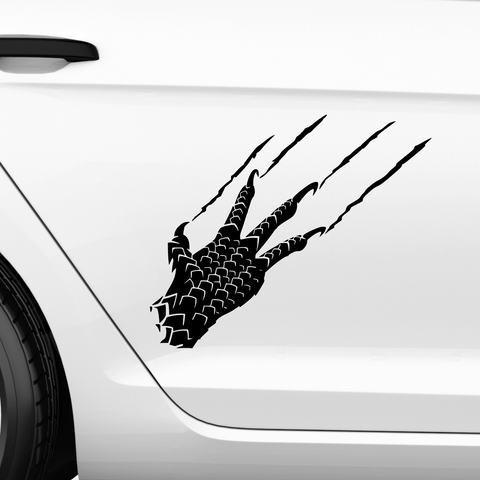 Skorpion Klaue Aufkleber - Beispielansicht