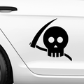 Skull Sensenmann Aufkleber - Beispielansicht