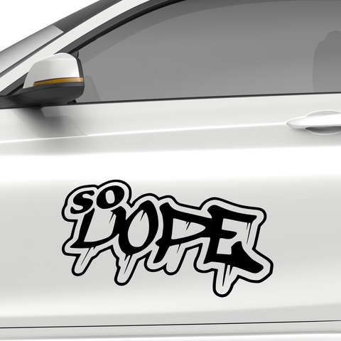 So Dope JDM Aufkleber - Beispielansicht